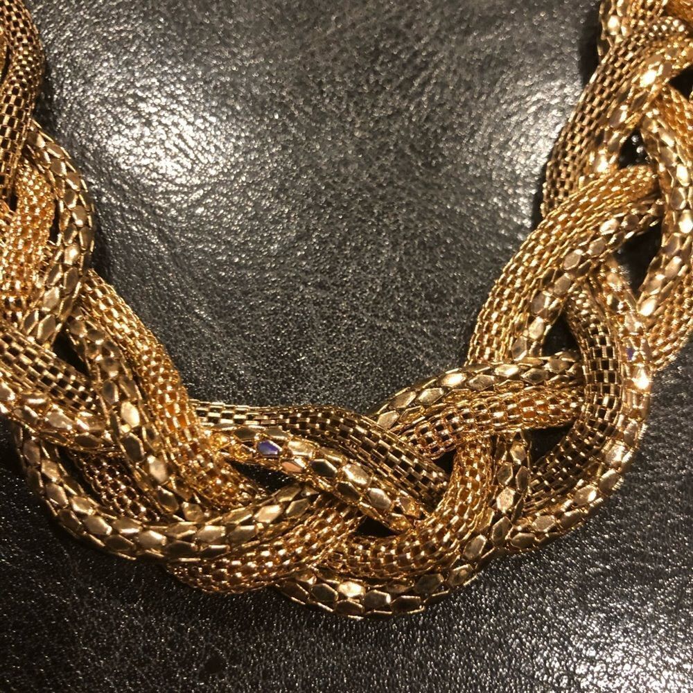 Gold Plated Chunky Necklace